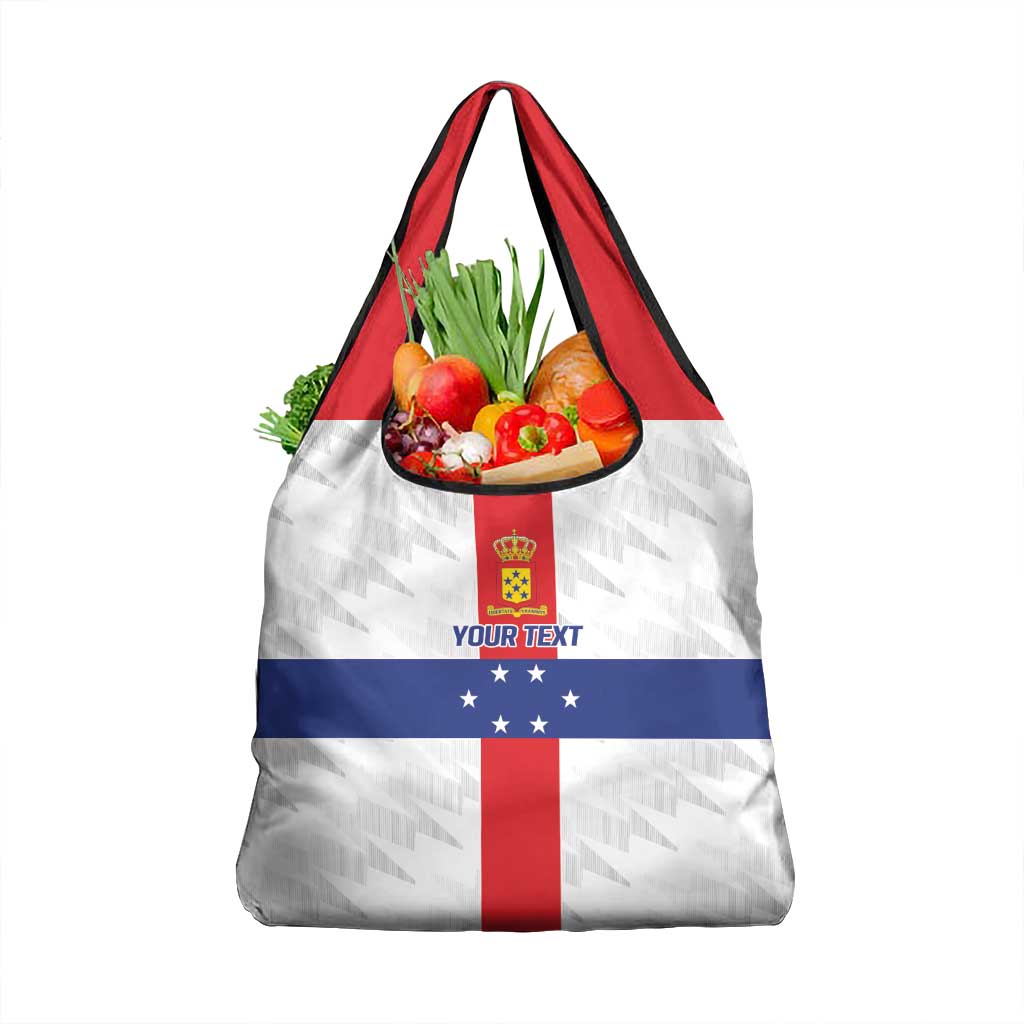 Personalized Nederlandse Antillen 1959-1986 Grocery Bag Simple Flag Style - Wonder Print Shop
