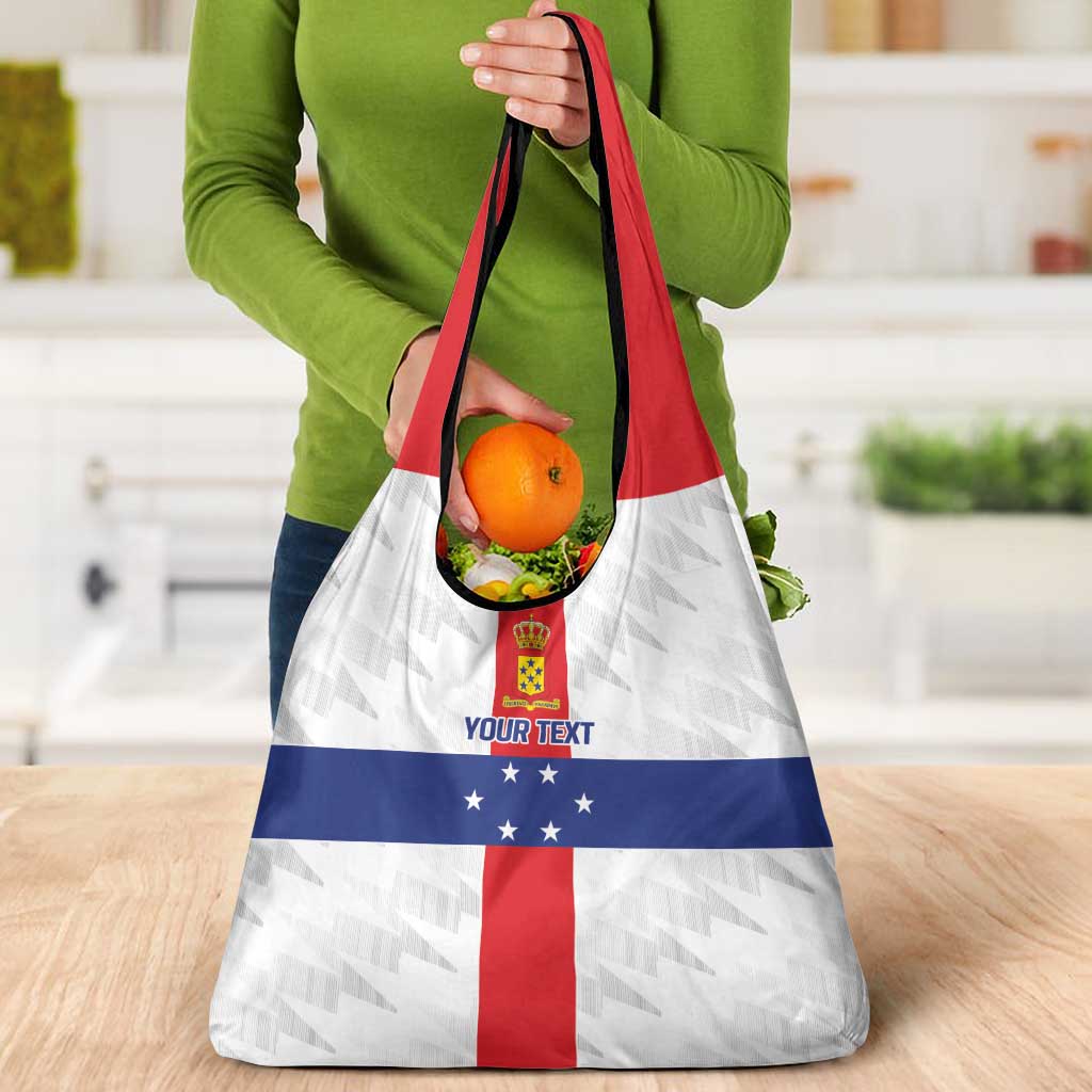 Personalized Nederlandse Antillen 1959-1986 Grocery Bag Simple Flag Style - Wonder Print Shop