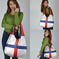 Personalized Nederlandse Antillen 1959-1986 Grocery Bag Simple Flag Style - Wonder Print Shop