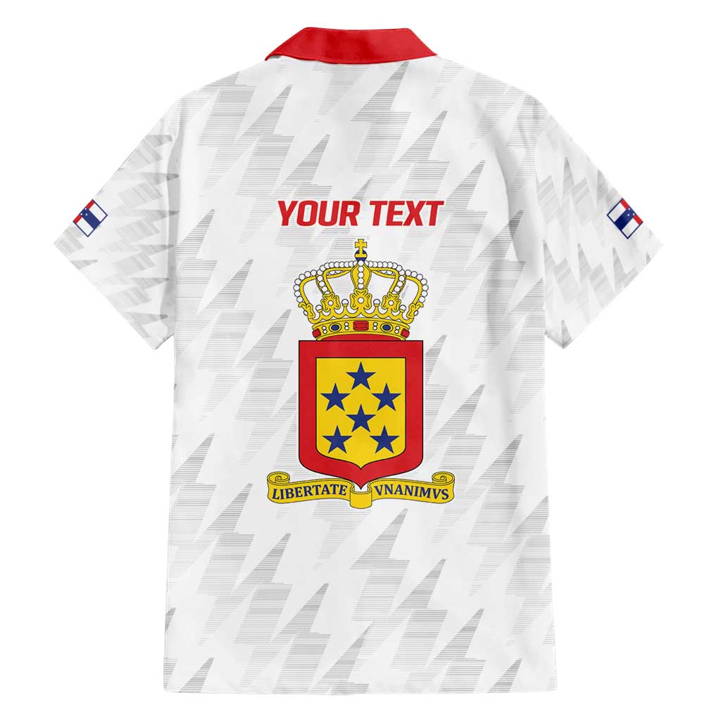 Personalized Nederlandse Antillen 1959-1986 Hawaiian Shirt Simple Flag Style - Wonder Print Shop