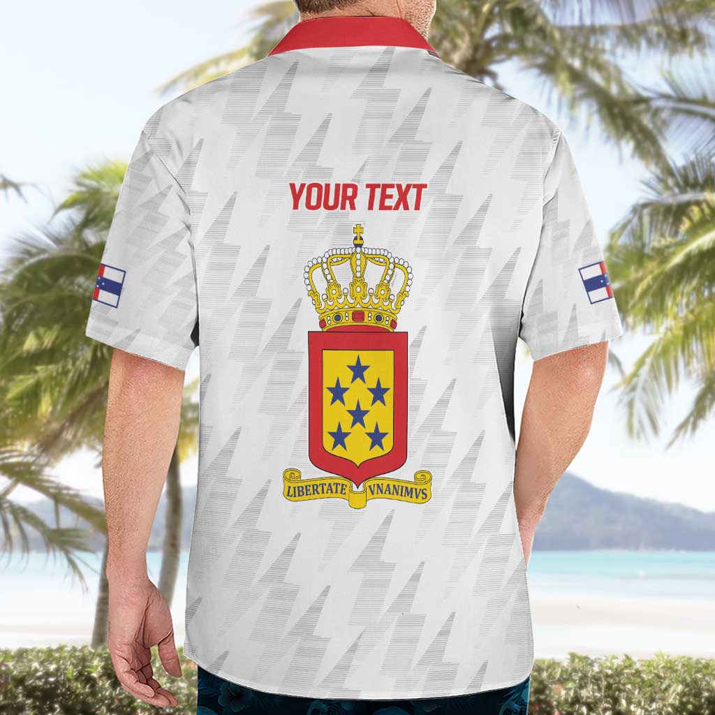 Personalized Nederlandse Antillen 1959-1986 Hawaiian Shirt Simple Flag Style - Wonder Print Shop