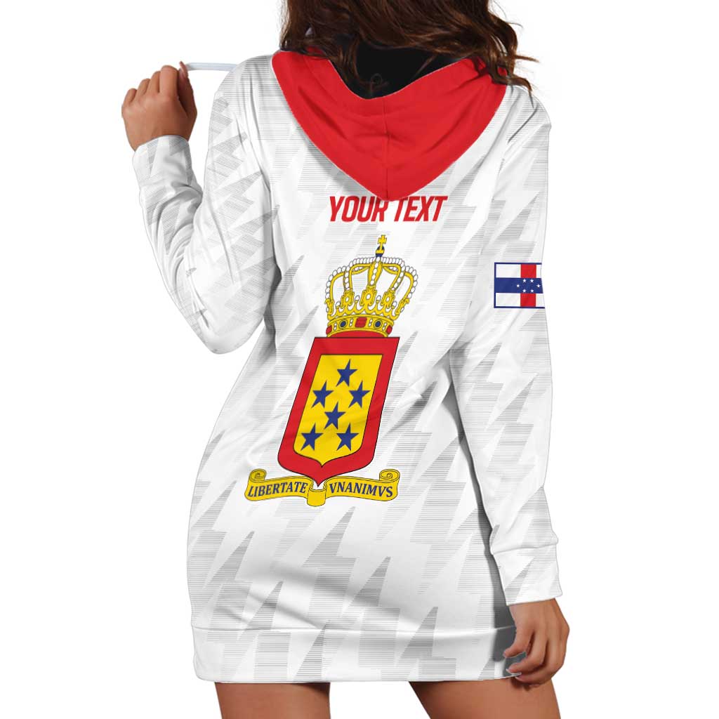 Personalized Nederlandse Antillen 1959-1986 Hoodie Dress Simple Flag Style - Wonder Print Shop