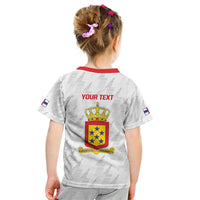 Personalized Nederlandse Antillen 1959-1986 Kid T Shirt Simple Flag Style - Wonder Print Shop
