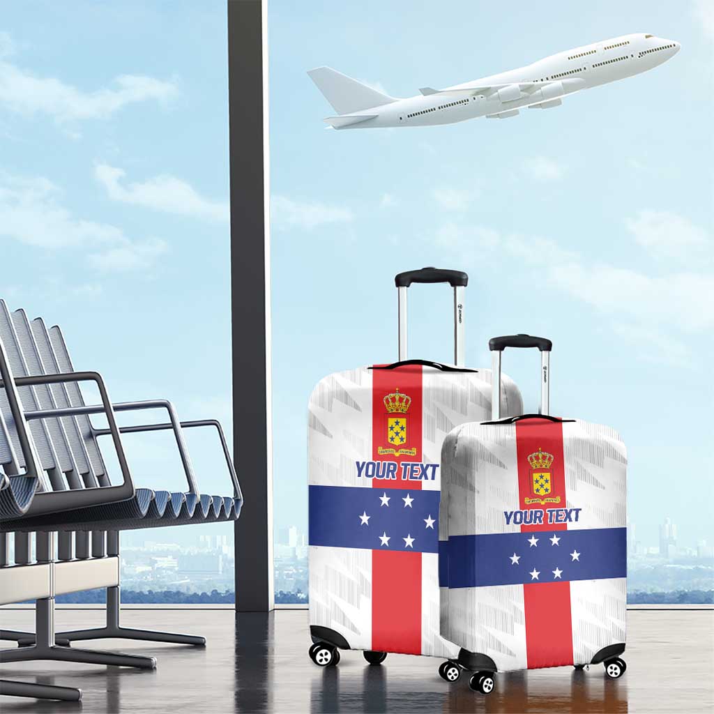 Personalized Nederlandse Antillen 1959-1986 Luggage Cover Simple Flag Style - Wonder Print Shop