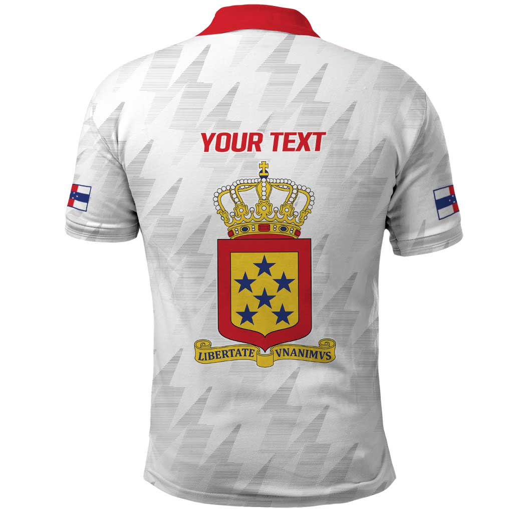 Personalized Nederlandse Antillen 1959-1986 Polo Shirt Simple Flag Style - Wonder Print Shop