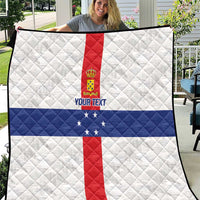 Personalized Nederlandse Antillen 1959-1986 Quilt Simple Flag Style - Wonder Print Shop