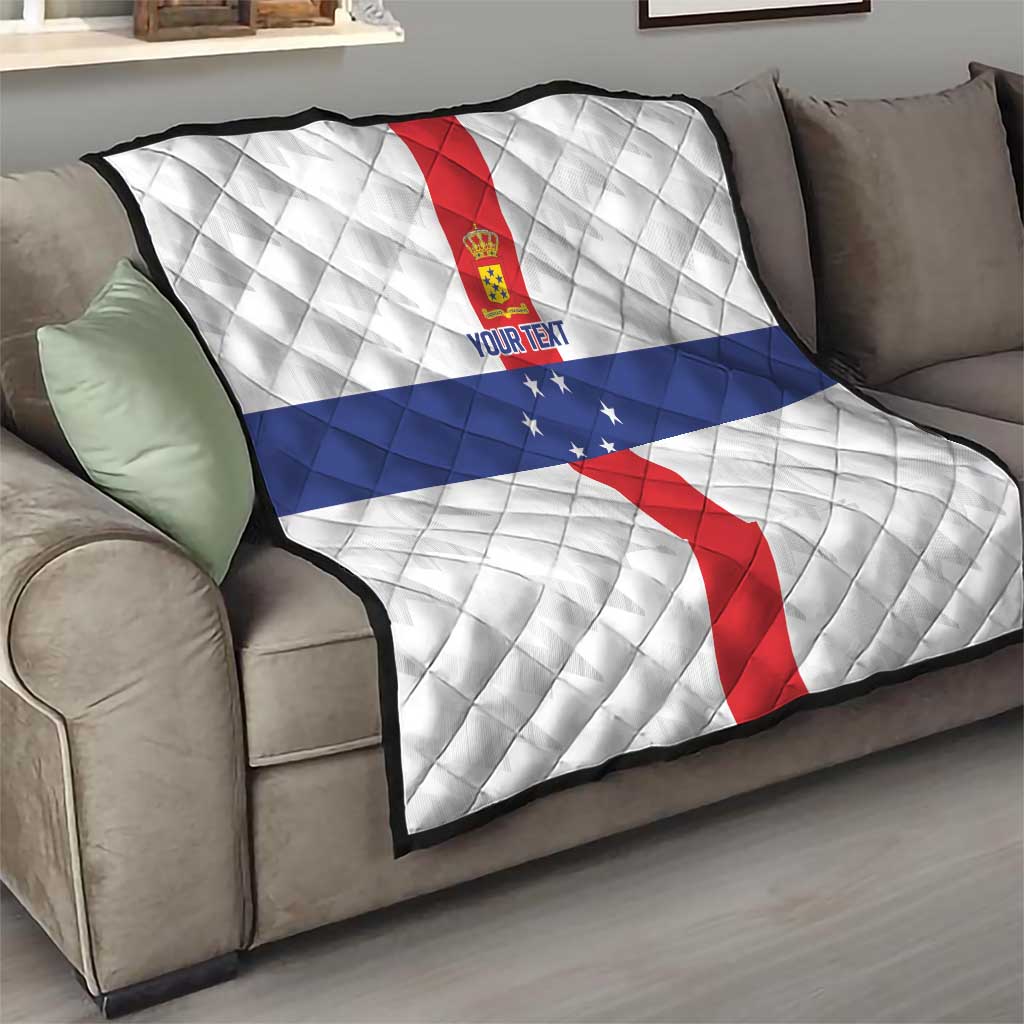 Personalized Nederlandse Antillen 1959-1986 Quilt Simple Flag Style - Wonder Print Shop