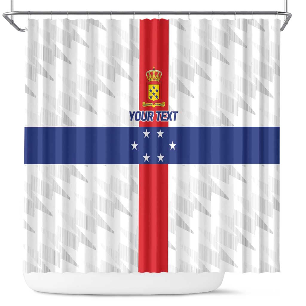 Personalized Nederlandse Antillen 1959-1986 Shower Curtain Simple Flag Style - Wonder Print Shop