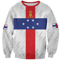 Personalized Nederlandse Antillen 1959-1986 Sweatshirt Simple Flag Style - Wonder Print Shop