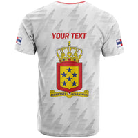 Personalized Nederlandse Antillen 1959-1986 T Shirt Simple Flag Style - Wonder Print Shop