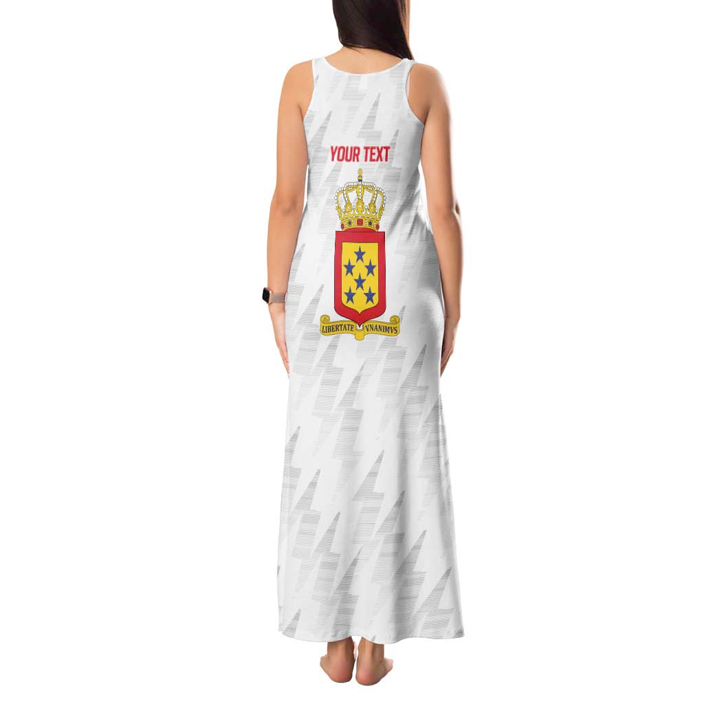 Personalized Nederlandse Antillen 1959-1986 Tank Maxi Dress Simple Flag Style - Wonder Print Shop