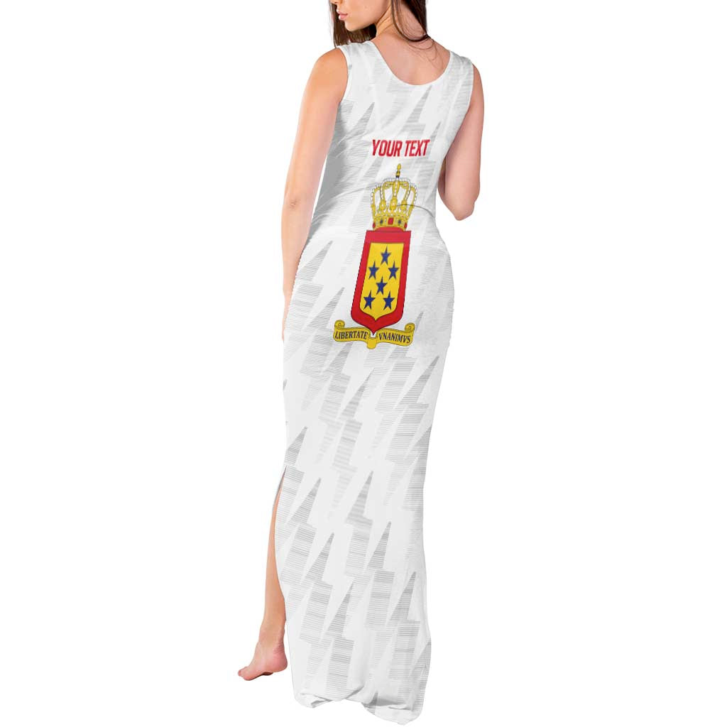 Personalized Nederlandse Antillen 1959-1986 Tank Maxi Dress Simple Flag Style - Wonder Print Shop