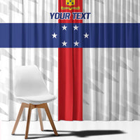 Personalized Nederlandse Antillen 1959-1986 Window Curtain Simple Flag Style - Wonder Print Shop