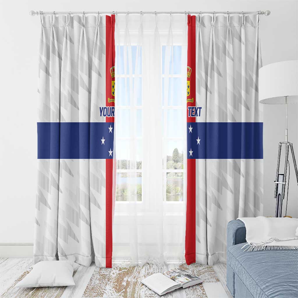 Personalized Nederlandse Antillen 1959-1986 Window Curtain Simple Flag Style - Wonder Print Shop