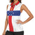 Personalized Nederlandse Antillen 1959-1986 Women Sleeveless Polo Shirt Simple Flag Style - Wonder Print Shop