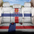 Personalized Nederlandse Antillen 1986-2010 Back Car Seat Cover Simple Flag Style - Wonder Print Shop