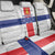 Personalized Nederlandse Antillen 1986-2010 Back Car Seat Cover Simple Flag Style - Wonder Print Shop