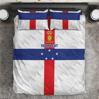 Personalized Nederlandse Antillen 1986-2010 Bedding Set Simple Flag Style - Wonder Print Shop