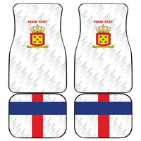 Personalized Nederlandse Antillen 1986-2010 Car Mats Simple Flag Style - Wonder Print Shop