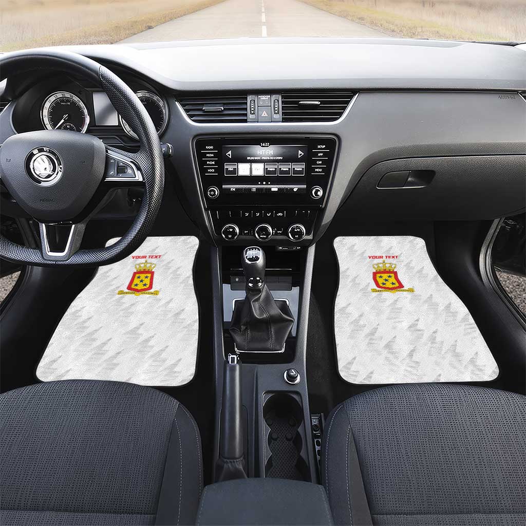 Personalized Nederlandse Antillen 1986-2010 Car Mats Simple Flag Style - Wonder Print Shop