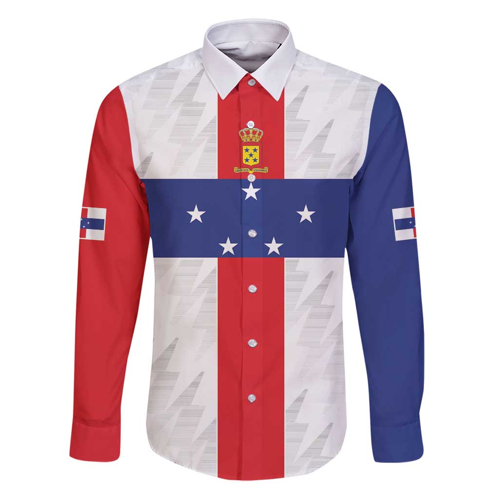 Personalized Nederlandse Antillen 1986-2010 Family Matching Off Shoulder Short Dress and Hawaiian Shirt Simple Flag Style - Wonder Print Shop