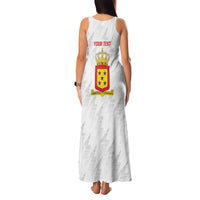 Personalized Nederlandse Antillen 1986-2010 Family Matching Tank Maxi Dress and Hawaiian Shirt Simple Flag Style - Wonder Print Shop