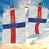 Personalized Nederlandse Antillen 1986-2010 Garden Flag Simple Flag Style - Wonder Print Shop