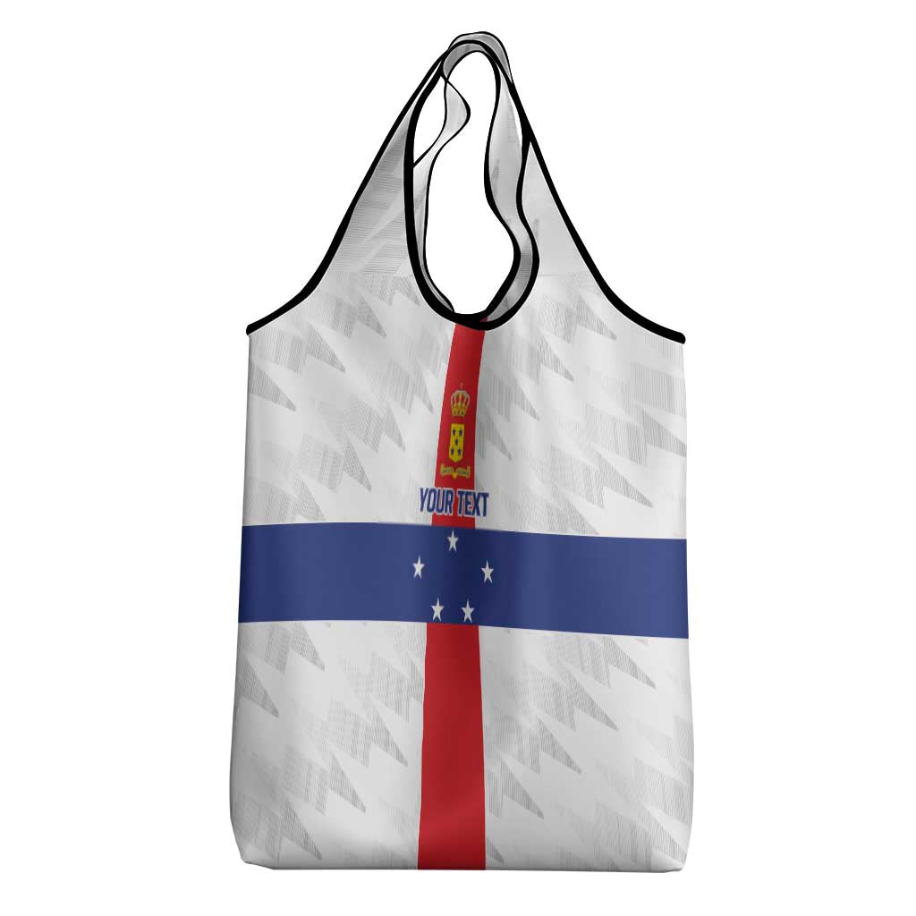Personalized Nederlandse Antillen 1986-2010 Grocery Bag Simple Flag Style - Wonder Print Shop