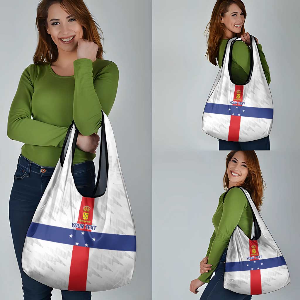 Personalized Nederlandse Antillen 1986-2010 Grocery Bag Simple Flag Style - Wonder Print Shop