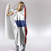 Personalized Nederlandse Antillen 1986-2010 Hooded Blanket Simple Flag Style - Wonder Print Shop