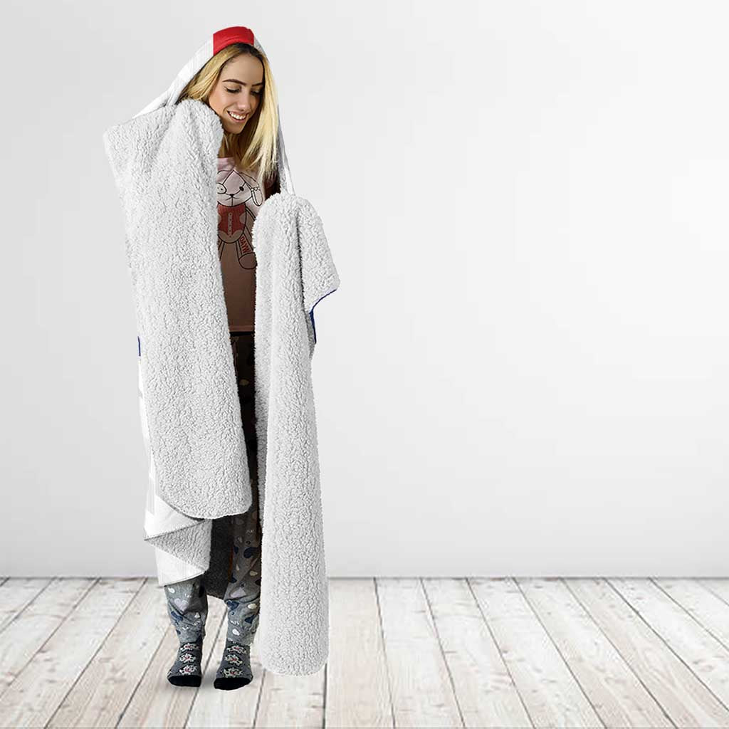 Personalized Nederlandse Antillen 1986-2010 Hooded Blanket Simple Flag Style - Wonder Print Shop