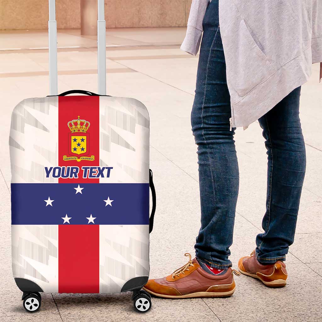 Personalized Nederlandse Antillen 1986-2010 Luggage Cover Simple Flag Style - Wonder Print Shop
