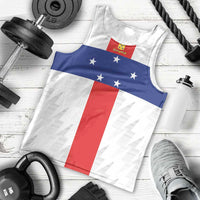 Personalized Nederlandse Antillen 1986-2010 Men Tank Top Simple Flag Style - Wonder Print Shop