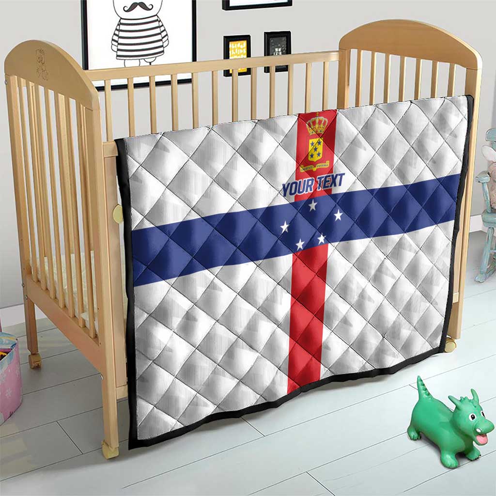 Personalized Nederlandse Antillen 1986-2010 Quilt Simple Flag Style - Wonder Print Shop