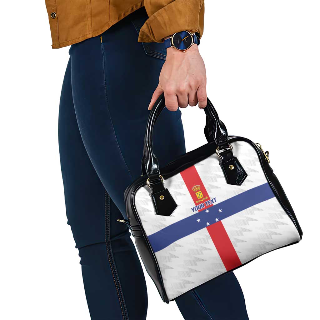 Personalized Nederlandse Antillen 1986-2010 Shoulder Handbag Simple Flag Style - Wonder Print Shop