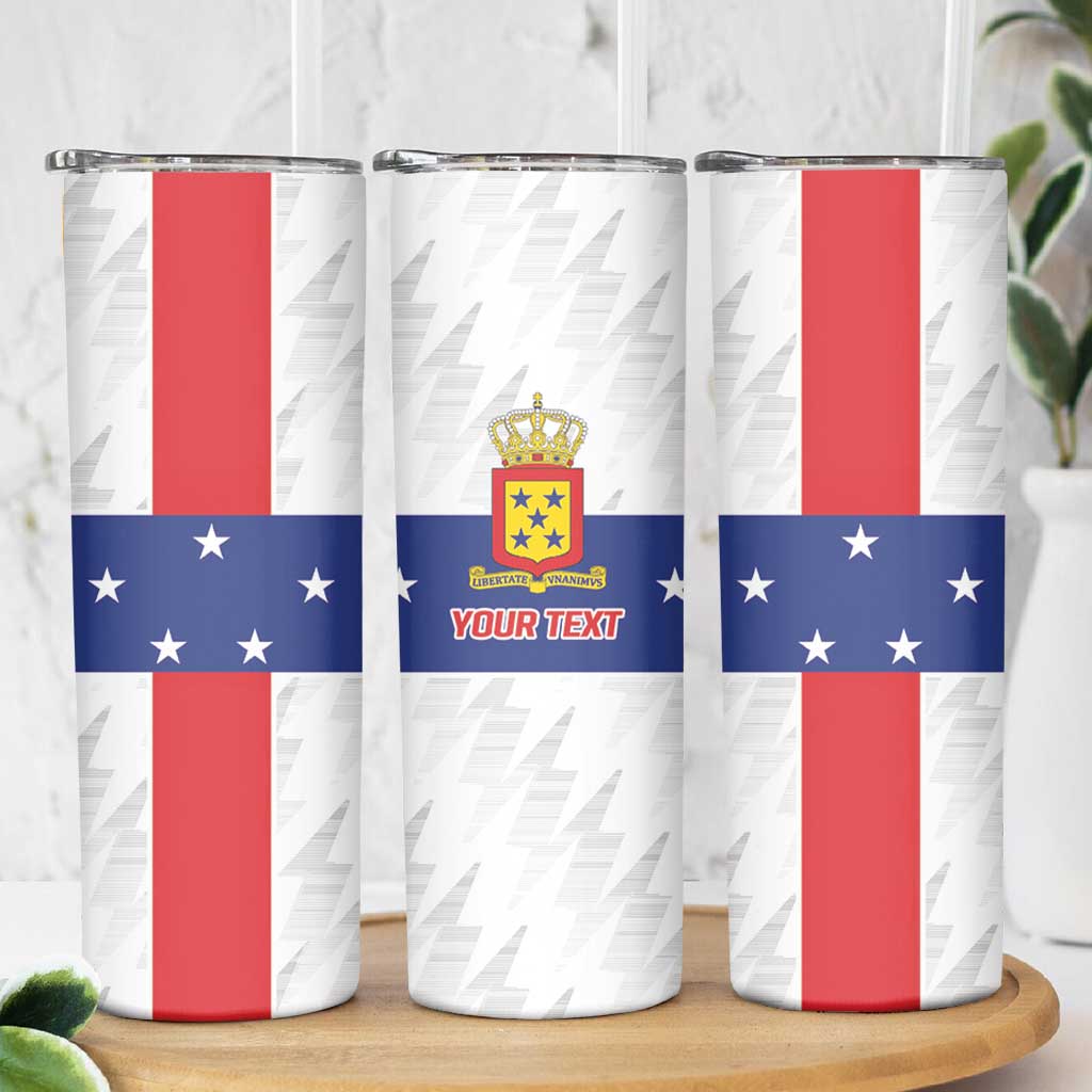 Personalized Nederlandse Antillen 1986-2010 Skinny Tumbler Simple Flag Style - Wonder Print Shop