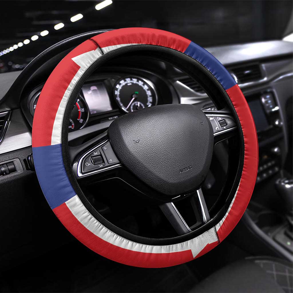 Nederlandse Antillen 1986-2010 Steering Wheel Cover Simple Flag Style - Wonder Print Shop