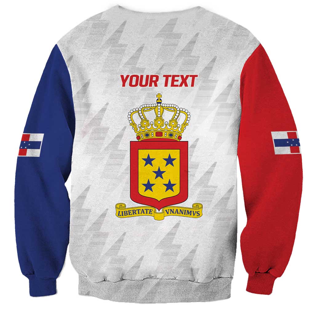 Personalized Nederlandse Antillen 1986-2010 Sweatshirt Simple Flag Style - Wonder Print Shop