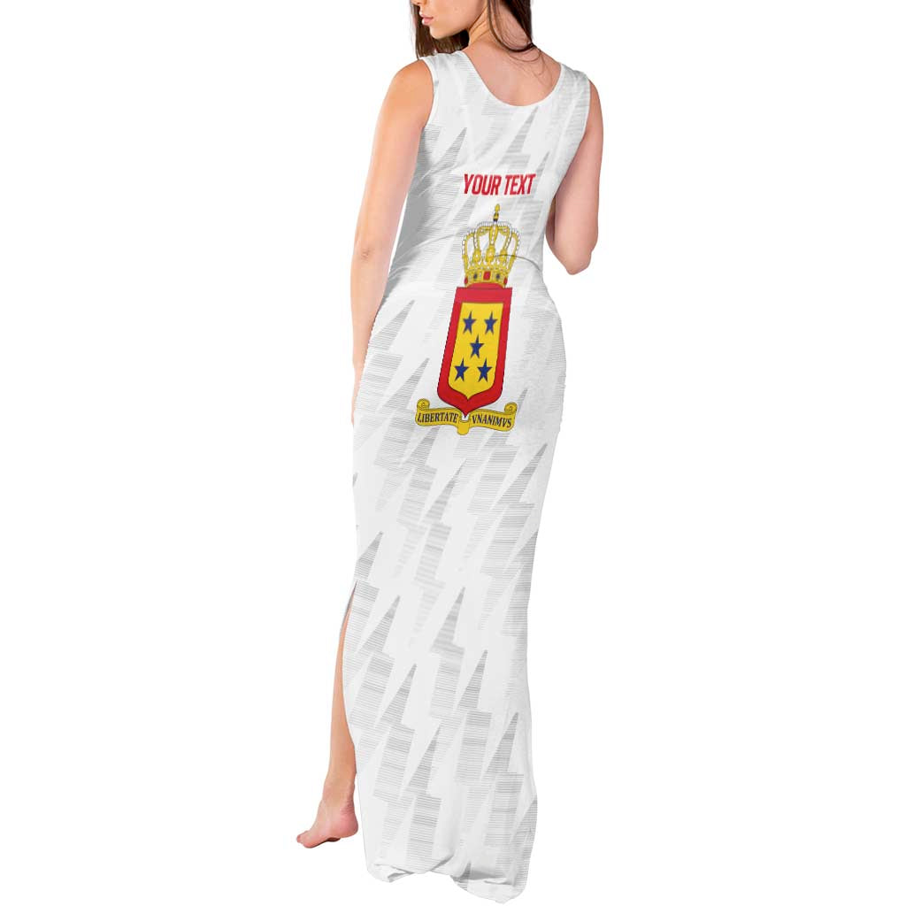 Personalized Nederlandse Antillen 1986-2010 Tank Maxi Dress Simple Flag Style - Wonder Print Shop