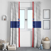 Personalized Nederlandse Antillen 1986-2010 Window Curtain Simple Flag Style - Wonder Print Shop