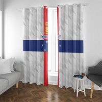 Personalized Nederlandse Antillen 1986-2010 Window Curtain Simple Flag Style - Wonder Print Shop