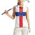 Personalized Nederlandse Antillen 1986-2010 Women Sleeveless Polo Shirt Simple Flag Style - Wonder Print Shop