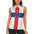 Personalized Nederlandse Antillen 1986-2010 Women Sleeveless Polo Shirt Simple Flag Style - Wonder Print Shop
