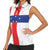 Personalized Nederlandse Antillen 1986-2010 Women Sleeveless Polo Shirt Simple Flag Style - Wonder Print Shop