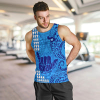 strong-maui-men-tank-top-good-living-hawaii-with-shaka-sign-kakau-tribal-blue