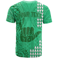 Personalised Strong Maui T Shirt Good Living Hawaii with Shaka Sign Kakau Tribal Green - Wonder Print Shop