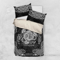Personalized Anglesey Ynys Mon Bedding Set Black Standing Stone Celtic-inspired - Wonder Print Shop