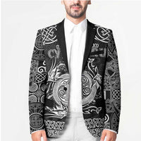 Personalized Anglesey Ynys Mon Blazer Black Standing Stone Celtic-inspired - Wonder Print Shop