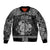 Personalized Anglesey Ynys Mon Bomber Jacket Black Standing Stone Celtic-inspired - Wonder Print Shop