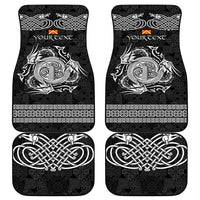 Personalized Anglesey Ynys Mon Car Mats Black Standing Stone Celtic-inspired - Wonder Print Shop